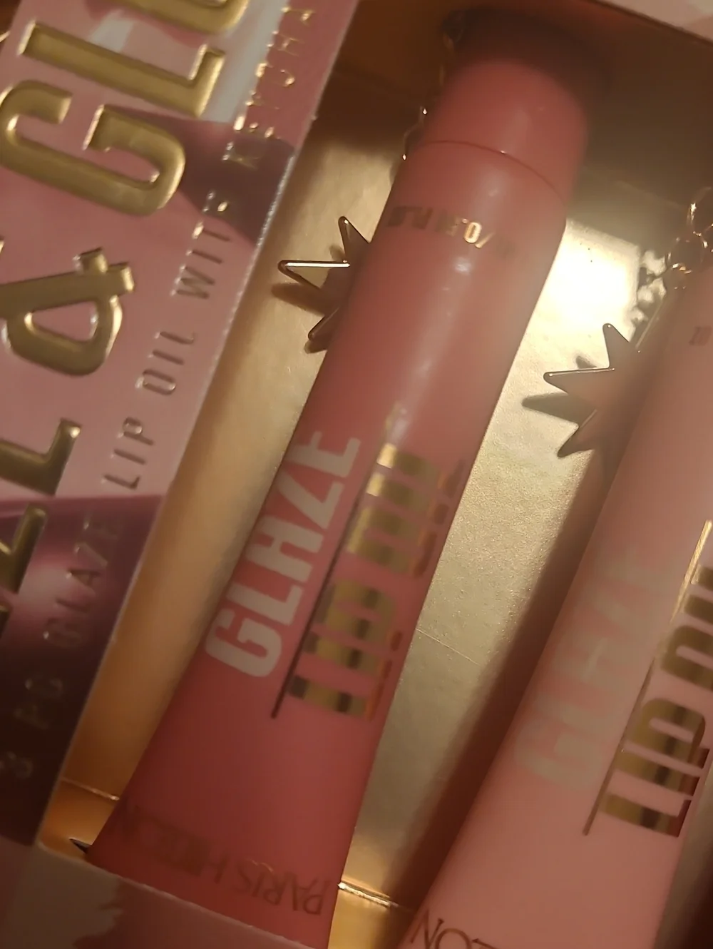 Paris Hilton three glossy